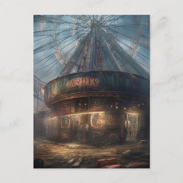 Cartão Postal O Carnaval Abandonado Assombrado (Frente)