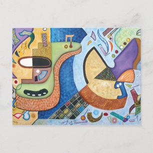 Cartão Postal O cartão-postal Sonoric Pluck