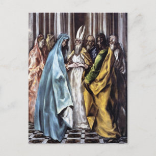 Cartão Postal "O Casamento da Virgem"
