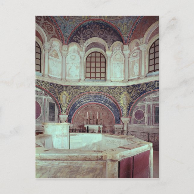 Cartão Postal O caso com a fonte batismal (Frente)