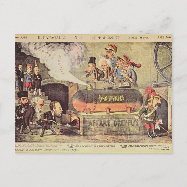Cartão Postal O caso Dreyfus (Frente)