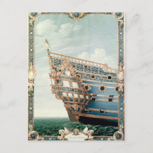 Cartão Postal O castelo de "Le Soleil Royal"