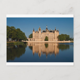 Cartão Postal O castelo em Schwerin na Alemanha