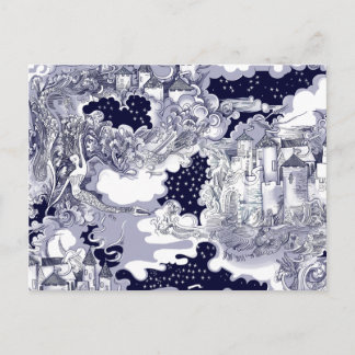 Cartão Postal O Castelo no Mar