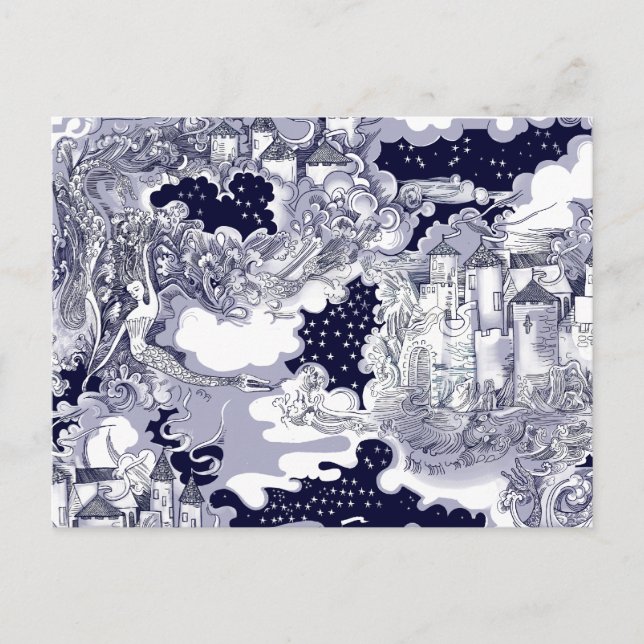 Cartão Postal O Castelo no Mar (Frente)