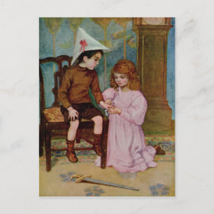 Cartão Postal O Cavaleiro Ferido