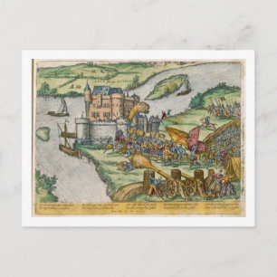 Cartão Postal O cerco de Louvain e o Heroísmo de Harman Reu