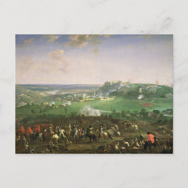 Cartão Postal O cerco de Namur, 1659 (Frente)