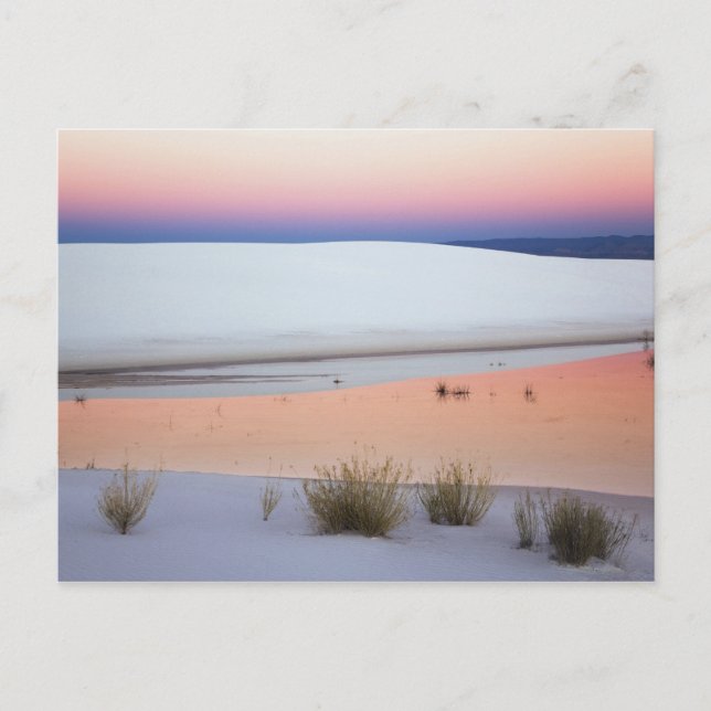 Cartão Postal O céu escuro refletido na piscina de água de (Frente)