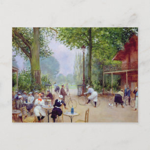 Cartão Postal O Chalet du Cycle no Bois de Boulogne
