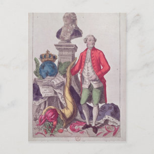 Cartão Postal O chamado de Jacques Necker 16 de julho de 1789