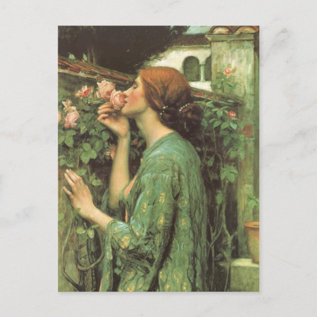 Cartão Postal O cheiro dos Rosas (Frente)