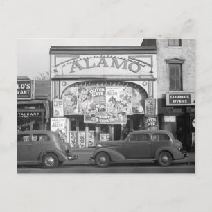 Cartão Postal O Cinema Alamo, 1937