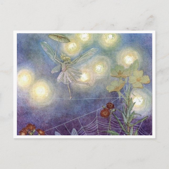 Cartão Postal O Circo Fada Dorothy Lathrop (Frente)