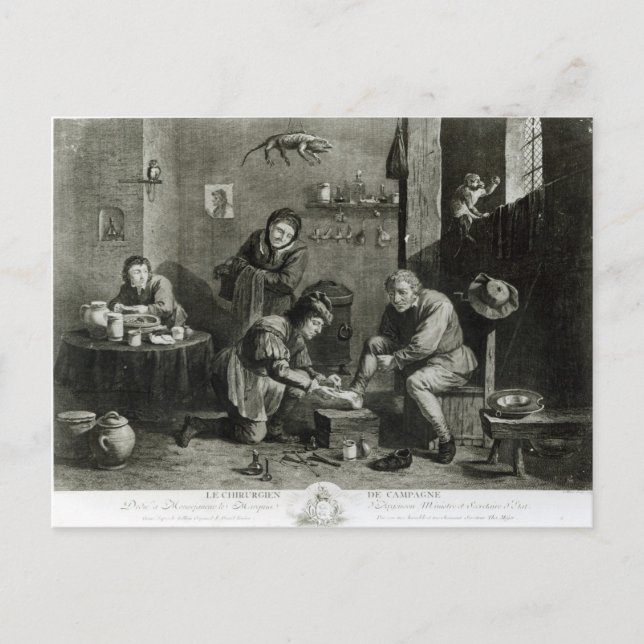 Cartão Postal O cirurgião do país (Frente)