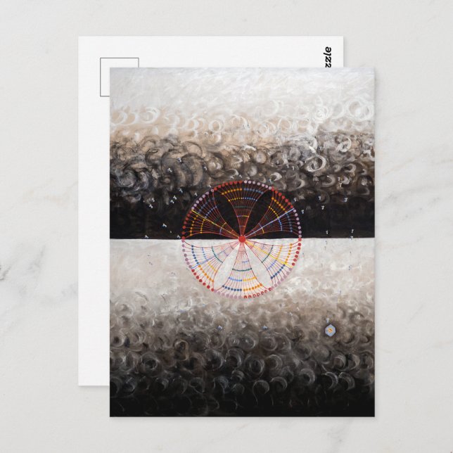 Cartão Postal O Cisne, Não. 10 | Hilma af Klint | (Frente/Verso)