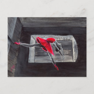 Cartão Postal O Cisne Vermelho