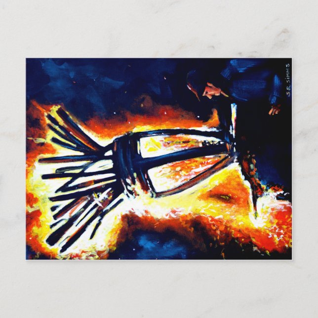 Cartão Postal O Clavie. (Frente)