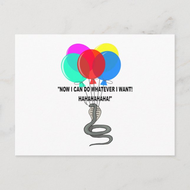 Cartão Postal O Cobra Voador (Frente)