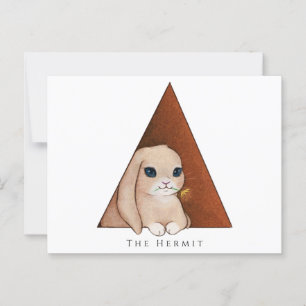 Cartão Postal "O Coelho Ermitão"