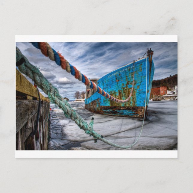 Cartão Postal O Coletor Islandês - Personalizado (Frente)