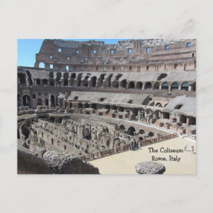 Cartão Postal O Coliseu - Roma Itália