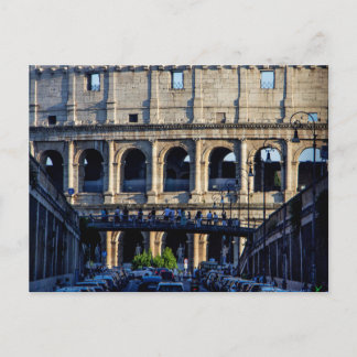 Cartão Postal O Coliseu Romano, Roma, Itália