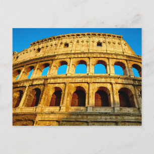 Cartão Postal O Colósio Em Roma, Itália