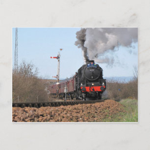 Cartão Postal O comboio a vapor Excelente UK III