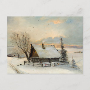 Cartão Postal O começo da Primavera Alexei Savrasov