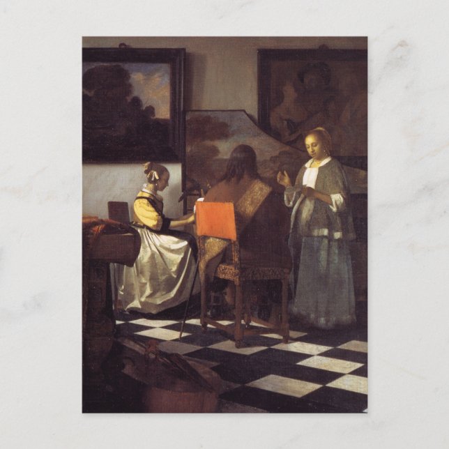 Cartão Postal O concerto (Frente)