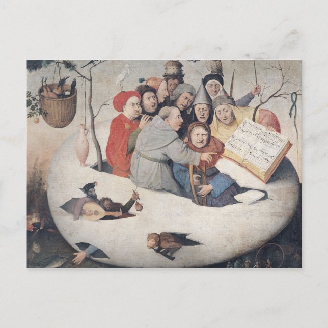 Cartão Postal O concerto no ovo (Frente)