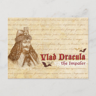 Cartão Postal O Conde Dracula histórico