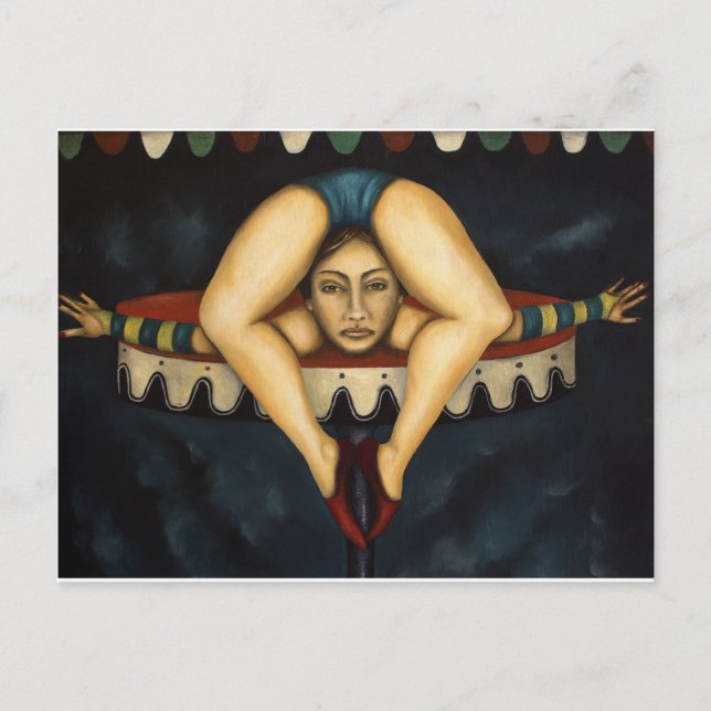 Cartão Postal O Contorcionista (Frente)