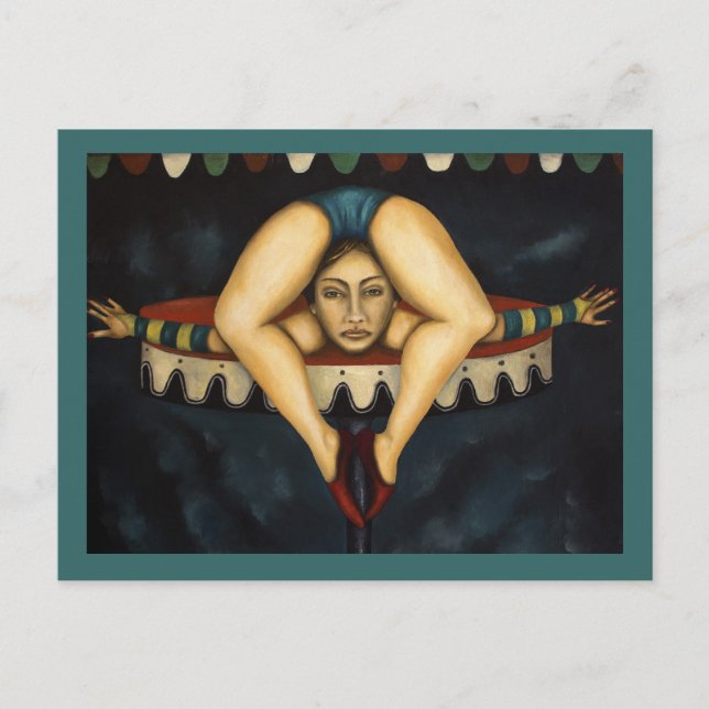 Cartão Postal O Contorcionista (Frente)
