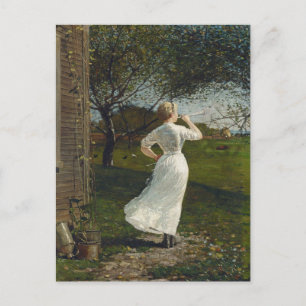 Cartão Postal O Corno Jante de Winslow Homer