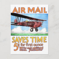 O correio aéreo ganha o tempo
