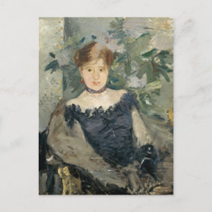 Cartão Postal O Corsage Negro Berthe Morisot