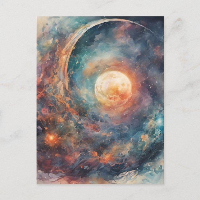 Cartão Postal O Cosmos (Frente)