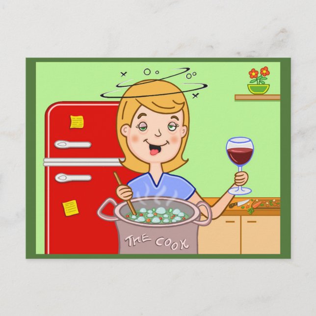 Cartão Postal O cozinheiro (Frente)