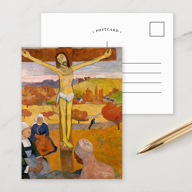 Cartão Postal O Cristo Amarelo | Paul Gauguin (Criador carregado)