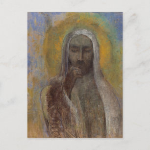 Cartão Postal O Cristo do Silêncio por Odilon Redon