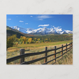 Cartão Postal O Dallas Divide perto de Ridgway, Colorado.