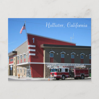 Cartão Postal O Departamento de Incêndio do Hollister