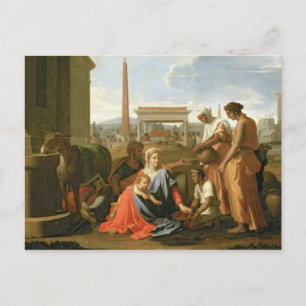 Cartão Postal O Descanso no Voo para o Egito