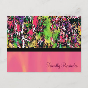 Cartão Postal O Designer Rosa ~ Cartão-postal