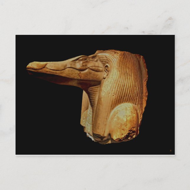 Cartão Postal O Deus Sobek (Frente)