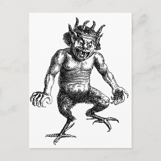 Cartão Postal O Diabo (Frente)