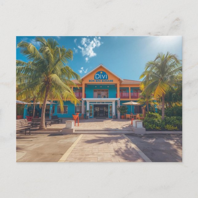 Cartão Postal O divi divi dushi bonaire (Frente)