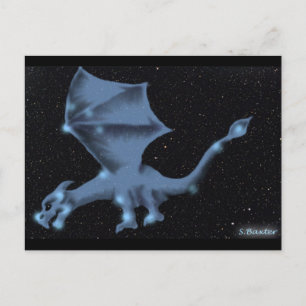 Cartão Postal O Dragão na constelação de Draco